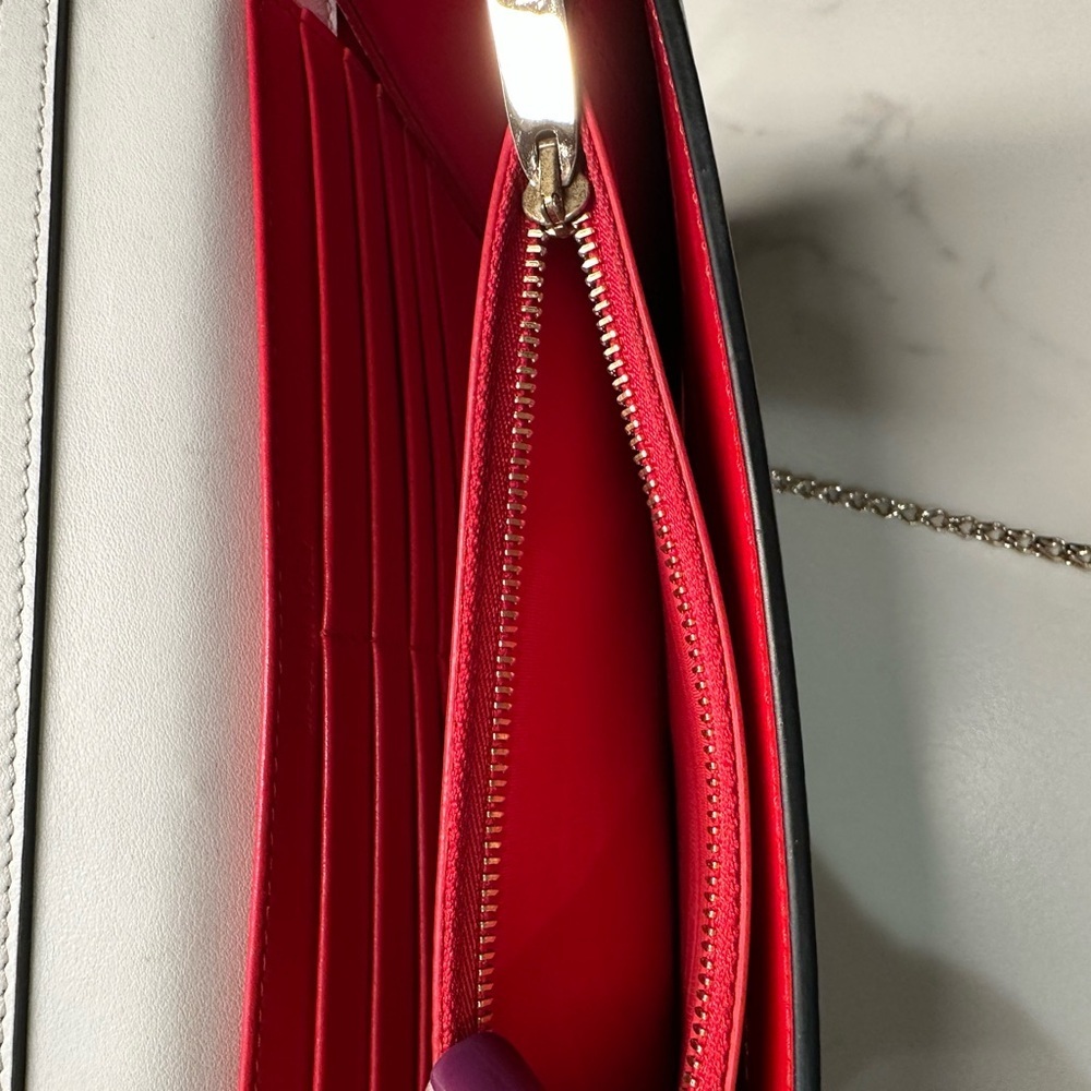 Christian Louboutin Paloma Silver and Gold Studded Clutch Shoulder Bag - Picture 14 of 16